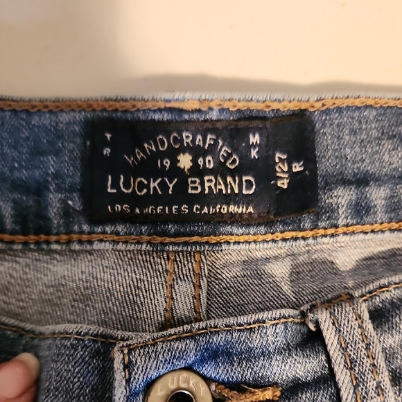 Lucky Brand Blue Straight Leg Jeans - Picture 2 of 7